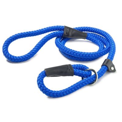 Blue Slip-on Rope Dog Lead