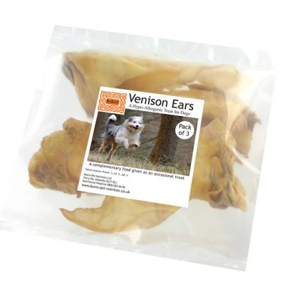 Burns Venison Ears Treat for Dogs