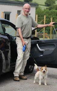 dogs - geoff with ginny