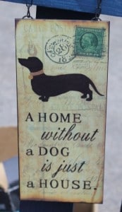 preloved - dog plaque