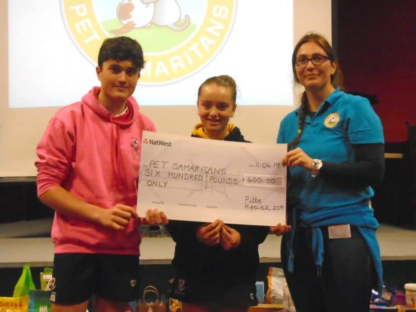 Thanks to St Anselm's School in Bakewell Pet Samaritans