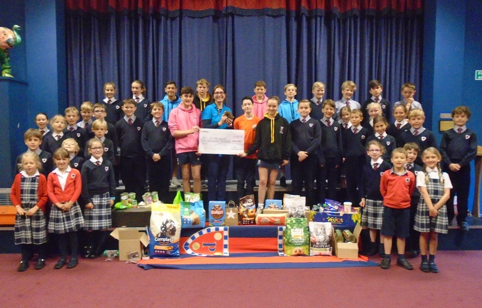 Thanks to St Anselm's School in Bakewell Pet Samaritans