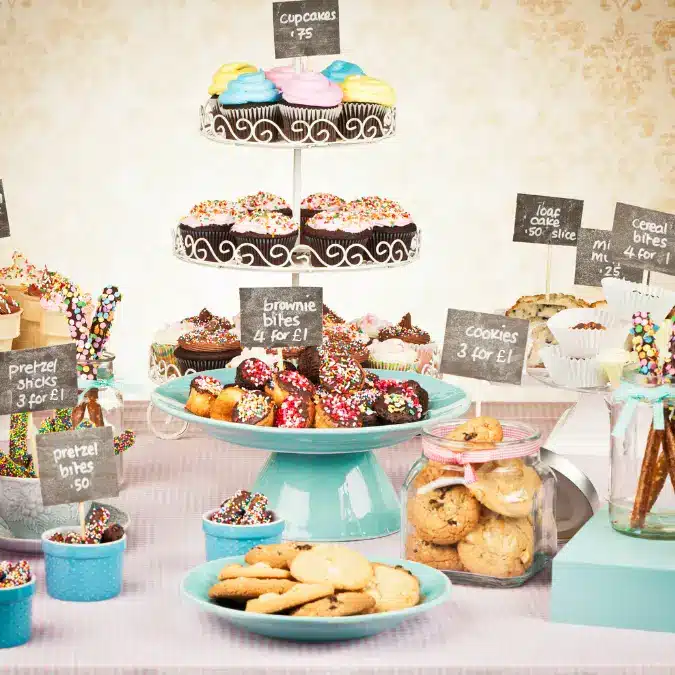 Bake sale fundraiser